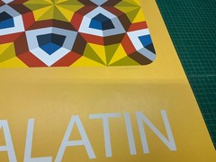 MARKO SPALATIN Kaleidoscope SIGNED 36″ x 26″ Serigraph 1980 Contemporary Yellow