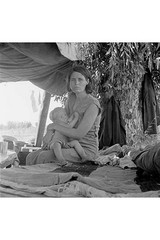 Refugees of the Drought of the Dust Bowl Dorothea Lange Poster Print