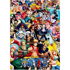 One Piece Anime Characters Wall Art Poster High Quality Print Home Decor
