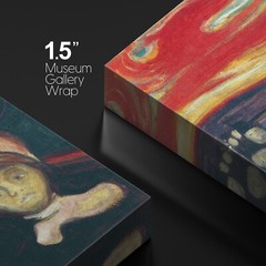 Wall26 Anxiety by Edvard Munch Historic Halloween Dark Canvas Print Wall Art