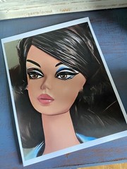 Retro Barbie 8×10 Portrait Art Print Set Of 4 – Silkstone Blonde Beauties