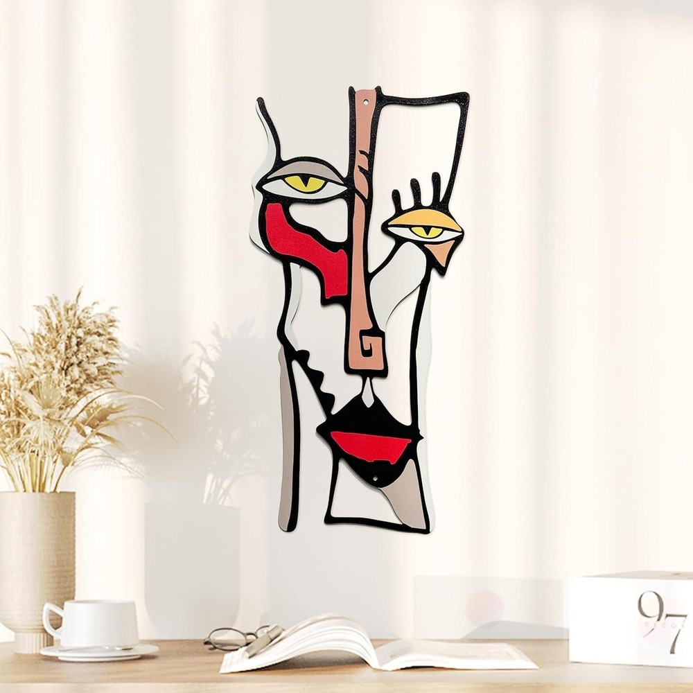 Minimalist Metal Wall Art For Living Room – Pablo Picasso Wall Art Abstract