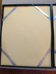 Vtg Cute Set Of 2 Paris Cafe Prints Metal Frame 8.5×10 Inch
