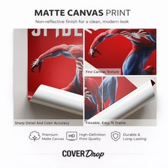 Marvel Spiderman Cover Poster | Premium Matte Canvas Print – Multiple Sizes