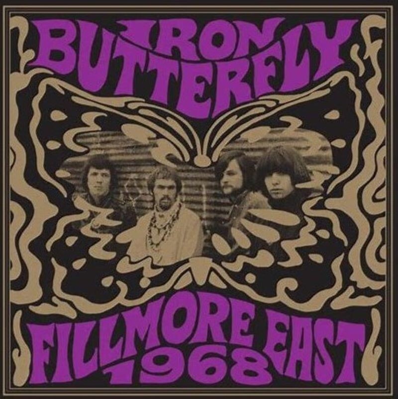 Iron Butterfly Fillmore Event 1968 Music Album Cover Poster Print 12 x 12