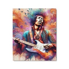 20″x24″ Canvas print frame. Wall decor. Jimi Hendrix