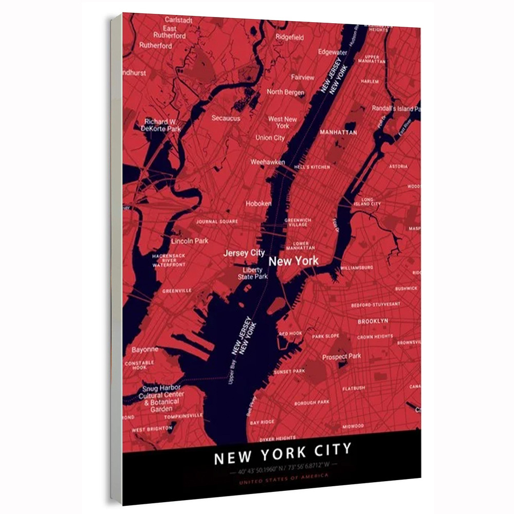 Manhattan, NYC, USA Movie Poster or Canvas Home Decor Art Print