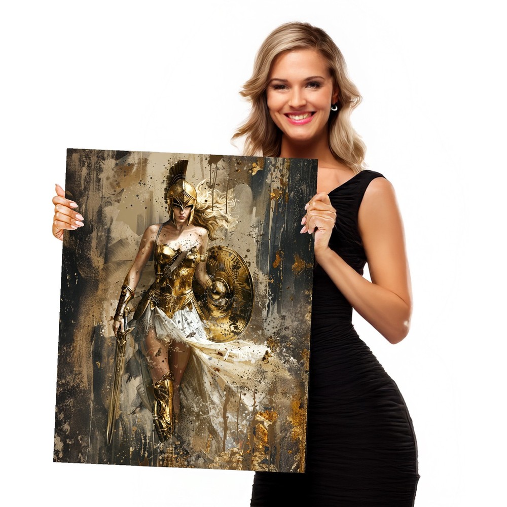 Athena Goddess Wall Art #2 – Greek Mythology Warrior Goddess Print