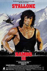 RAMBO III 3 THREE STALLONE 1988 80s OFFICIAL ORIGINAL MOVIE PRINT PREMIUM POSTER