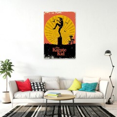 The Karate Kid – Movie Poster (The Crane / Sunset At Beach) (Size: 24″ x 36″)