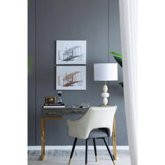 Framed 15.7 In. X 19.7 In. (Set of 2) Large Rectangular Diptych Wall Printed Art