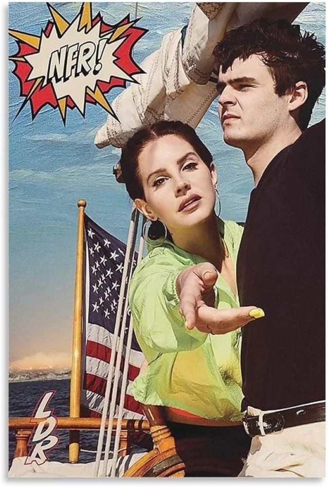 Lana Del Rey – Norman F Rockwell Album Cover Poster Decorative Painting Wall art