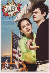 Lana Del Rey – Norman F Rockwell Album Cover Poster Decorative Painting Wall art