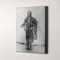 Chief Quanah Parker Of The Kwahadi Comanche Native America Canvas Print Wall Art