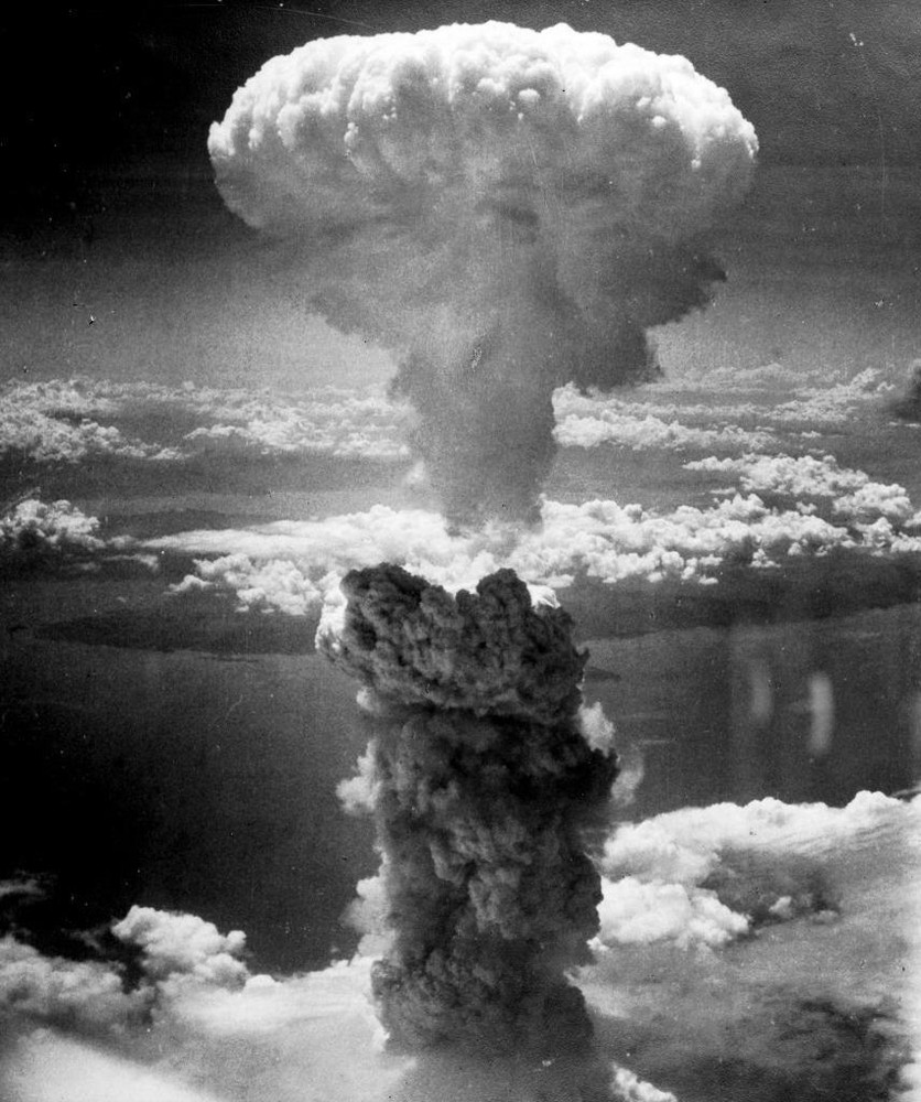 NAGASAKI JAPAN ATOMIC BOMB MUSHROOM CLOUD GLOSSY POSTER PICTURE PHOTO PRINT 4013