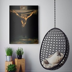 Christ Of St John Of The Cross by Salvador Dali Christian Canvas Wall Art Print