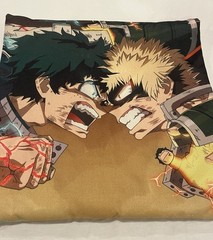 My Hero Academia Animation Midoriya Vs Bakugou Pillow Sham Zipper Home Decor