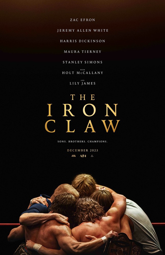 AA4995 The Iron Claw Film By Sean Durkin 2023 Cast Movie Poster 11×17