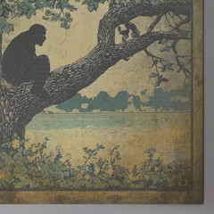 BIGFOOT TREE Wall Art, Sasquatch Flower Nature Poster, Cryptid Botanical Decor