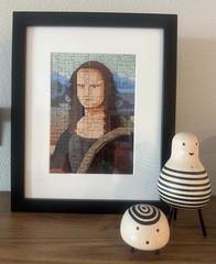 Unique Handmade LEGO Mona Lisa Puzzle Framed Wall Art – Art LEGO Collection 3D