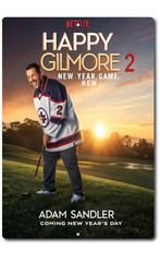 Happy Gilmore 2 Movie Poster Sign Adam Sandler 8×12 Metal Tin Sign