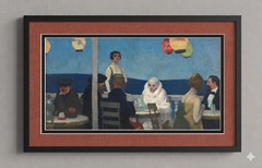 Soir Bleu, by Edward Hopper Framed Print