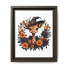 Whimsical Halloween Witchy Giraffe Collection by Crash PDF Wall Decor Download
