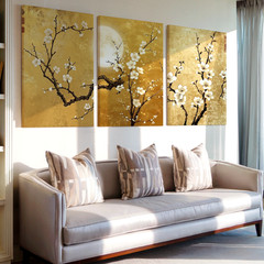 3 Pieces Cherry Blossom Moonlight Large Wall Art Set for Bedroom Set Of 3