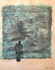en Shahn Mornings by the Sea – Contemplative Modernist Print