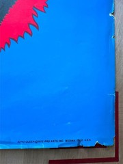 Afro Queen Original Vintage 1971 Black Light Poster 28 x 42