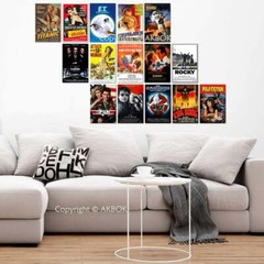 15Pcs Vintage Classic Movie Posters Stickers Decal Retro Classic Movie Film Post