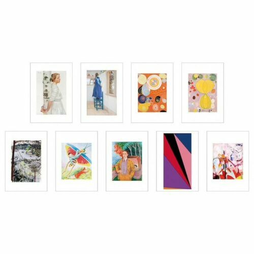 Ikea SVANESUND 9 Art cards, mixed motifs 8″ x 10″ NEW