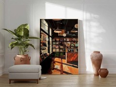 Retro Record Store Poster Unframed Vinyl Music Wall Art Print