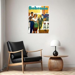 402197 Bohemia magazine Restaurant WALL PRINT POSTER US