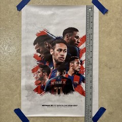Neymar Jr – FC Barcelona 2016-2017 Soccer ✅ Poster Canvas Wall Art ✅ 12×18 inch