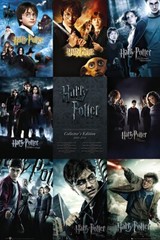 Harry Potter 1-8 – Movie Poster (All Movie Posters – Grid) (Size: 24″ X 36″)