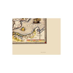 Historic Map – Denmark – Ortelius 1570 – Vintage Wall Art
