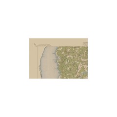 Topographical Map – Nanjemoy Maryland Quad – USGS 1913 – Vintage Wall Art