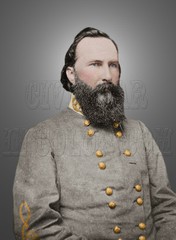 Gen James Longstreet Confederate CSA Uniform Civil War Color Photo – i10006