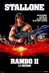 Rambo Part 2 II La Mission French Release Retro Art Print Poster 16×24