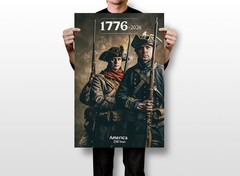 1776-2026 America 250 Years – 250th Anniversary Patriotic Decor – POSTER 20″x30″