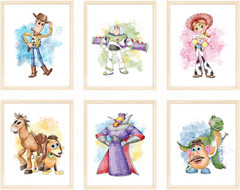 ® Toy Story Watercolor Prints, Toy Story Wall Art Decor, Toy Story Poster, Woody