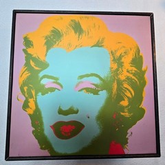 Y2K Andy Warhol Marilyn Monroe Screenprints Framed Wall Art Set of 4 2006 10×10