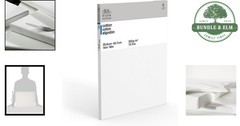 Hand-Stretched 14×18 Canvas, Ideal for Oil and Acrylic Paint Applications