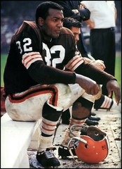Jim Brown Chicago Bears Football reprint mini poster 2 sizes available.