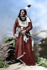 Chief Standing Bear Ponca Native American Indian color photo – I10068