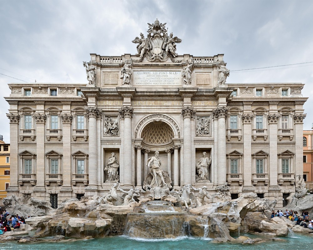 Trevi Fountain in Rome, Italy 8×10 Photo Picture