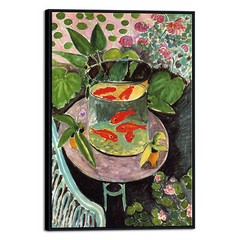 Framed Canvas Wall Art Goldfish by Henri Matisse Colorism Aesthetic Abstract Art