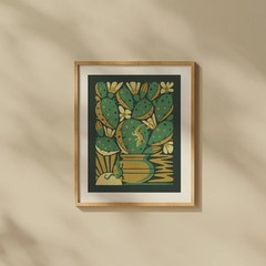 DKNG Nopal Bloom Art Print (Limited Edition 16″ x 20″ Silkscreen Poster)