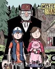 Gravity Falls – Art Print by Justin Madson – 8 x 10 inch